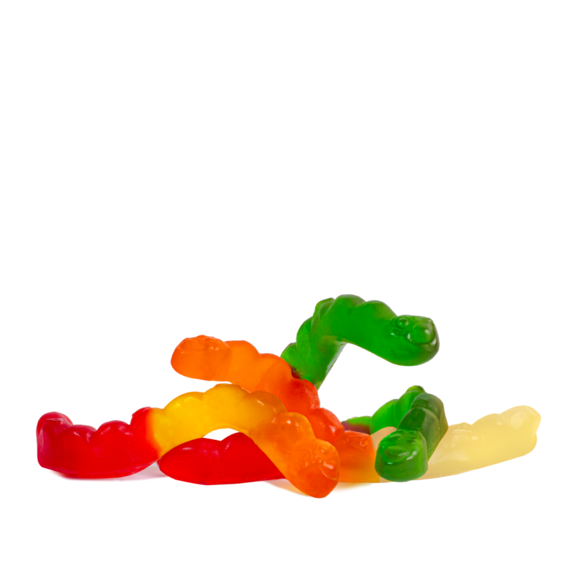 Large Assorted Fruit Gummi Worms 4