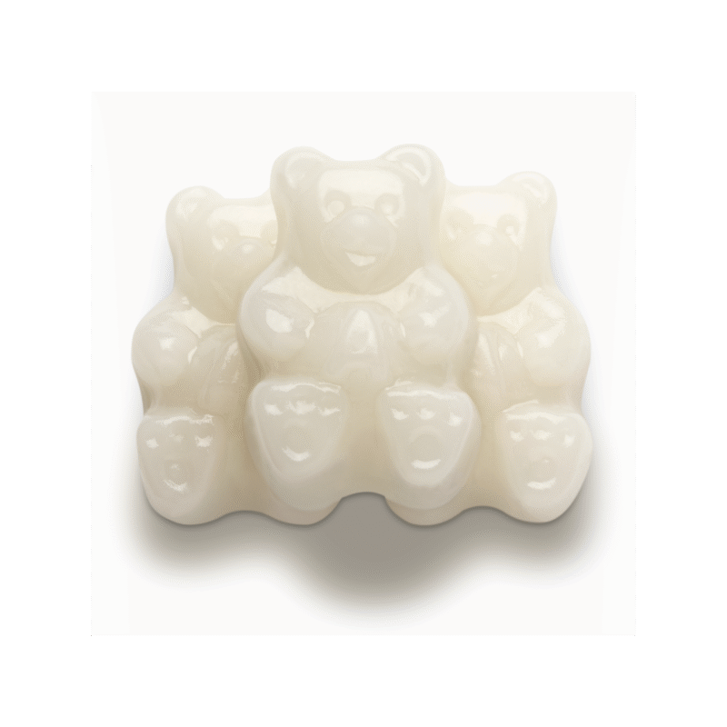 White Strawberry Banana Gummi Bears