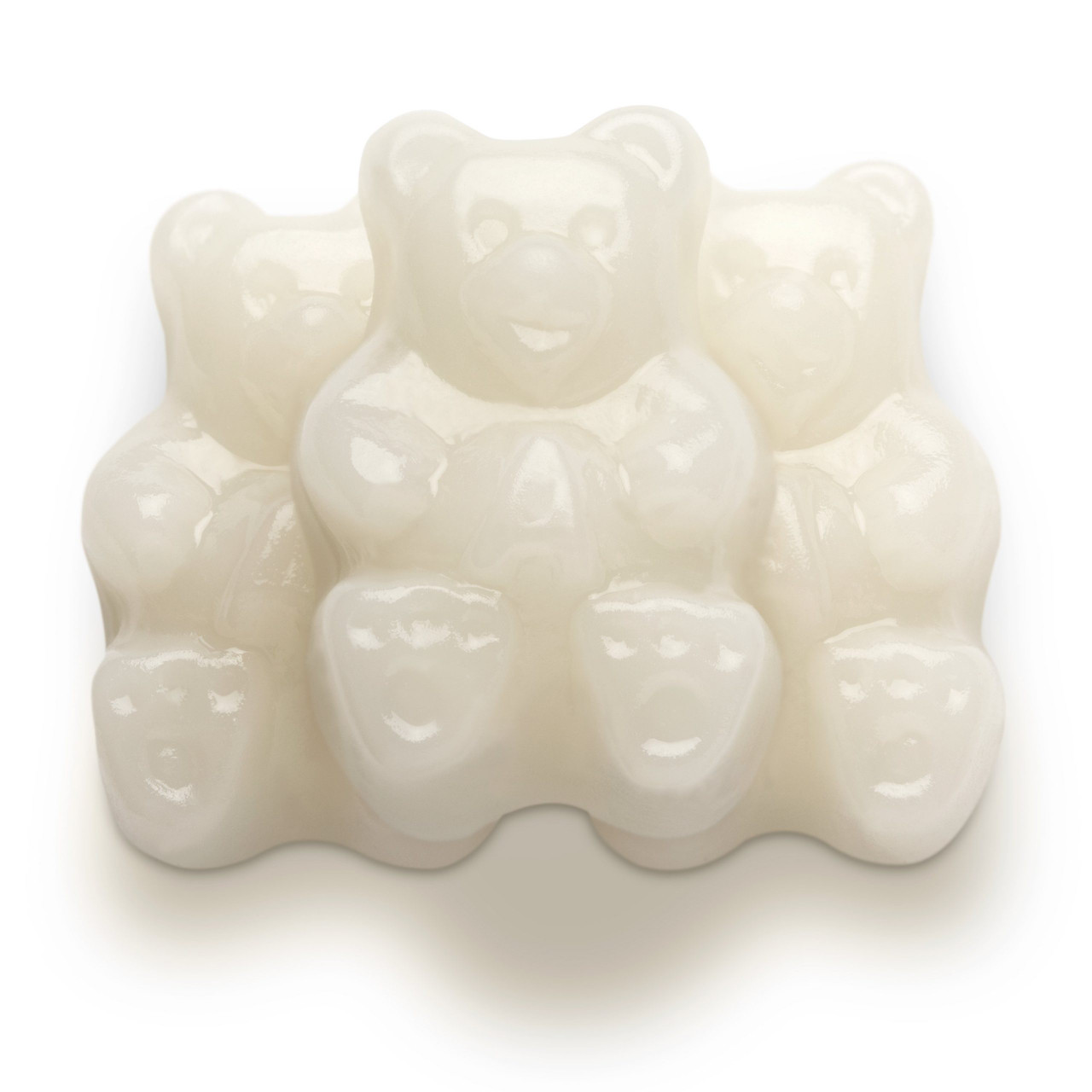 White Strawberry Banana Gummi Bears – Creamy & Fruity Treats