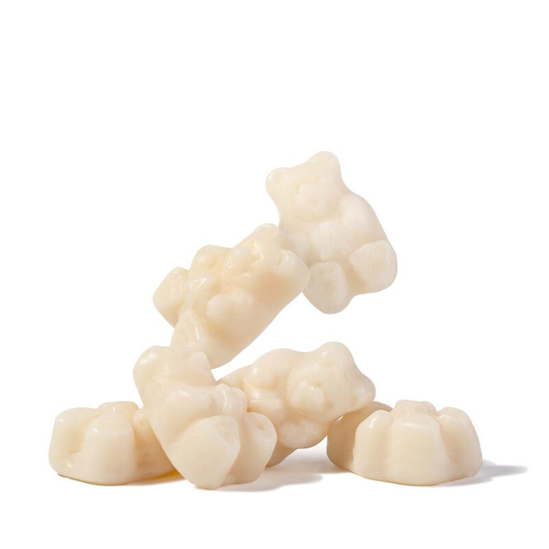 White Strawberry Banana Gummi Bears – Creamy & Fruity Treats